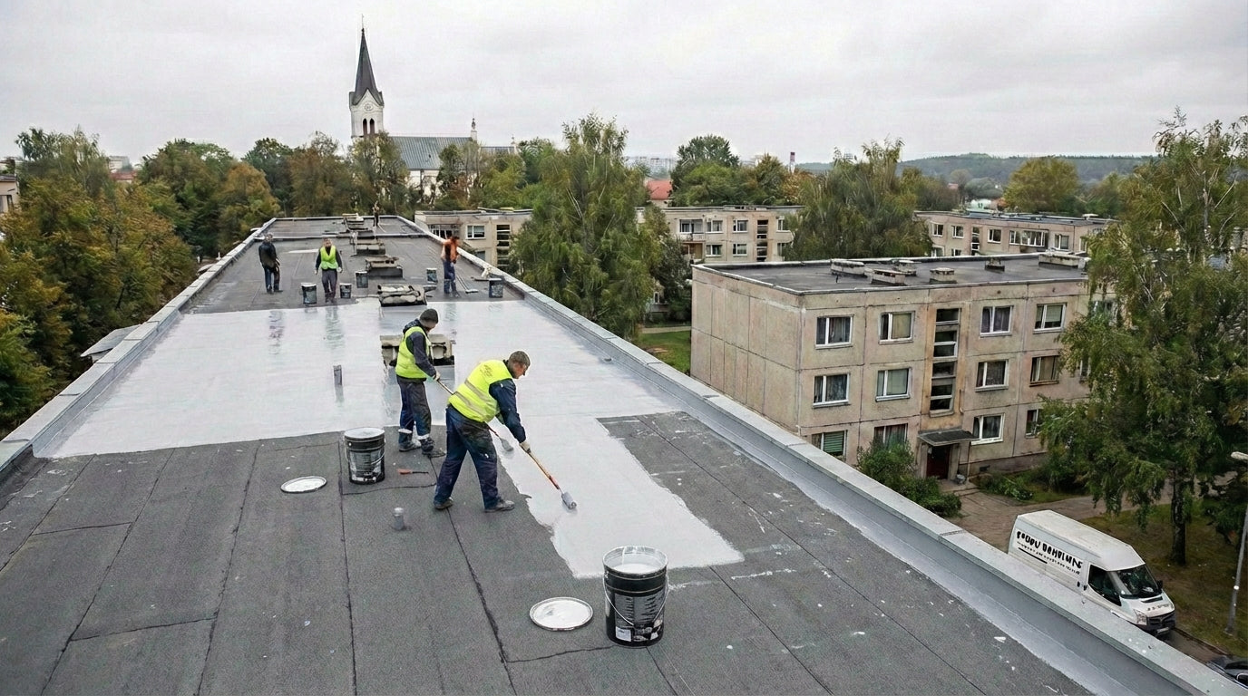 ROOF-COAT Silicone roof waterproofing