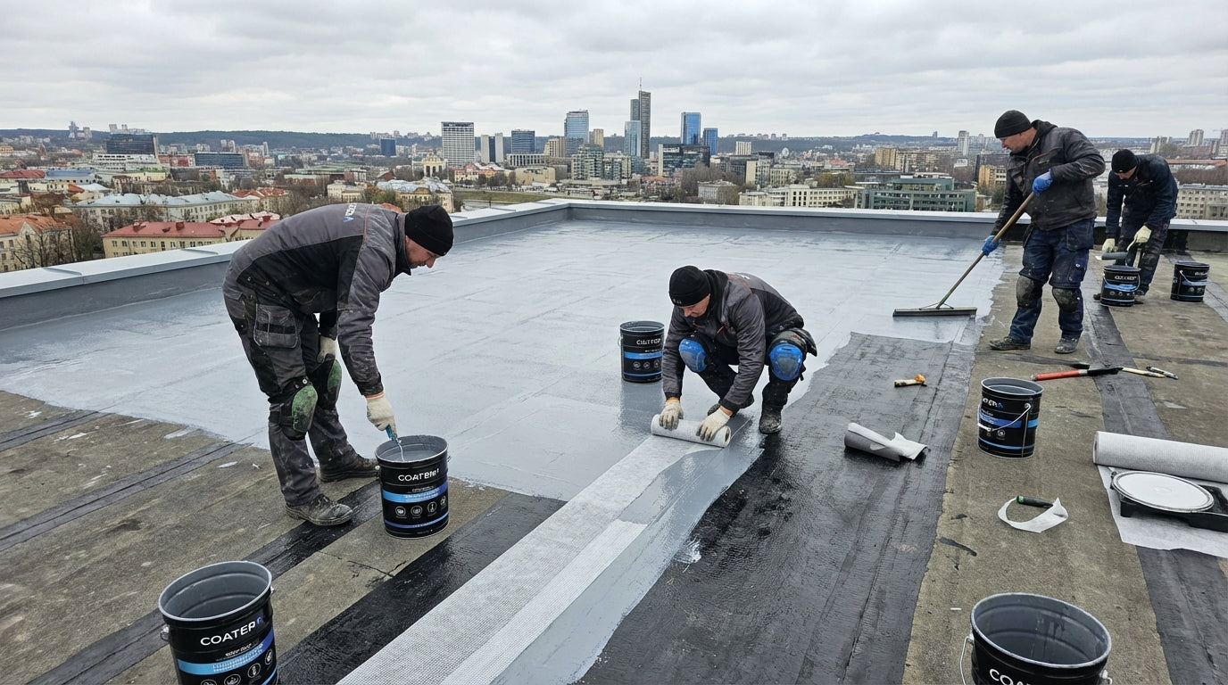 ROOF-COAT Silicone roof waterproofing