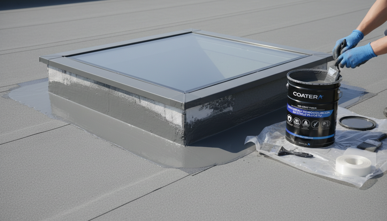 MS-COAT FIBER Universal waterproofing with fiberglass