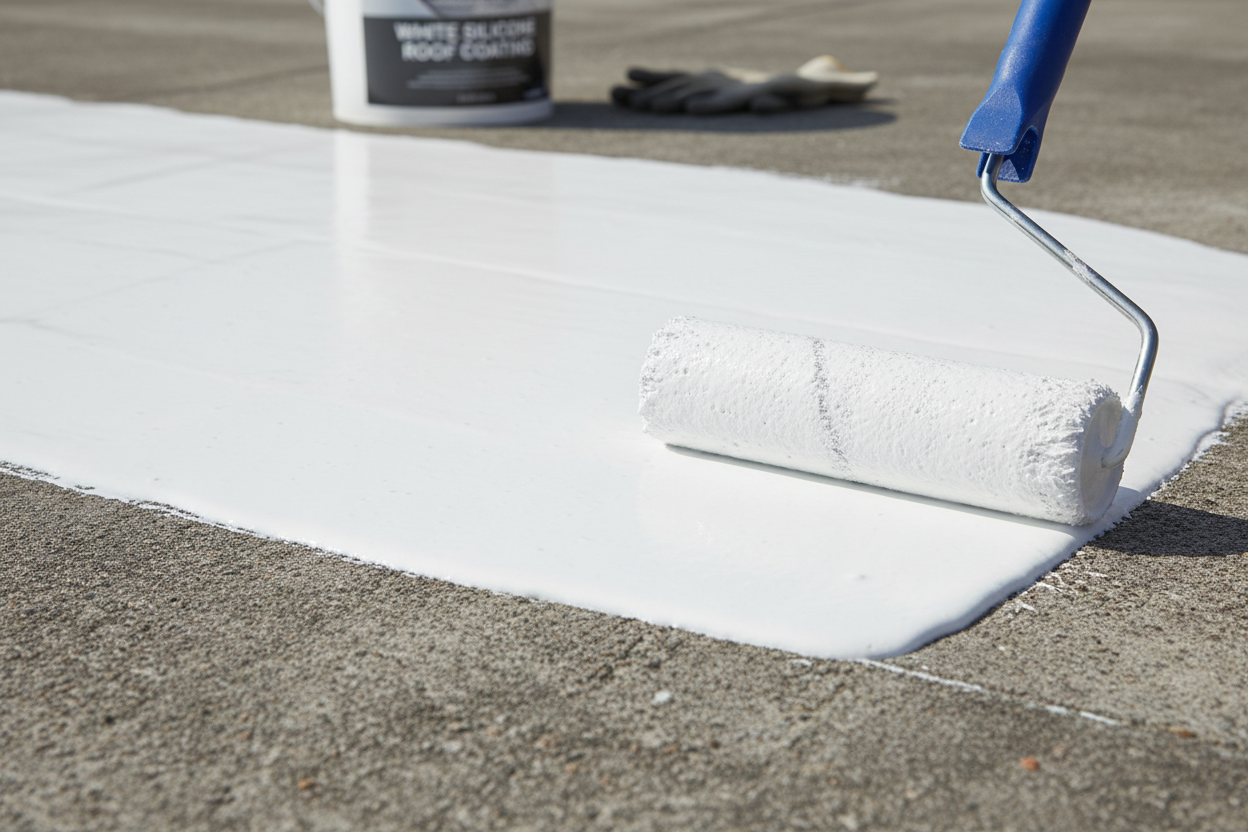 ROOF-COAT Silicone roof waterproofing