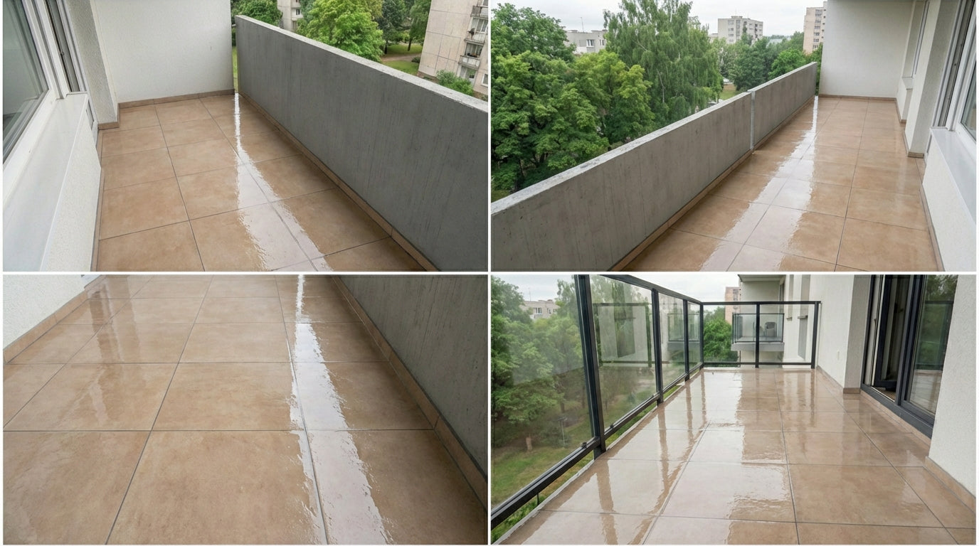 PU-COAT CLEAR transparent waterproofing for tiles
