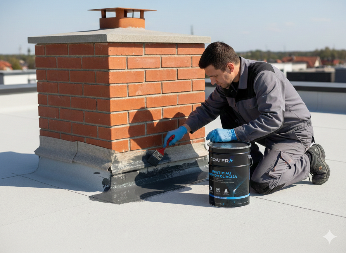 MS-COAT FIBER Universal waterproofing with fiberglass