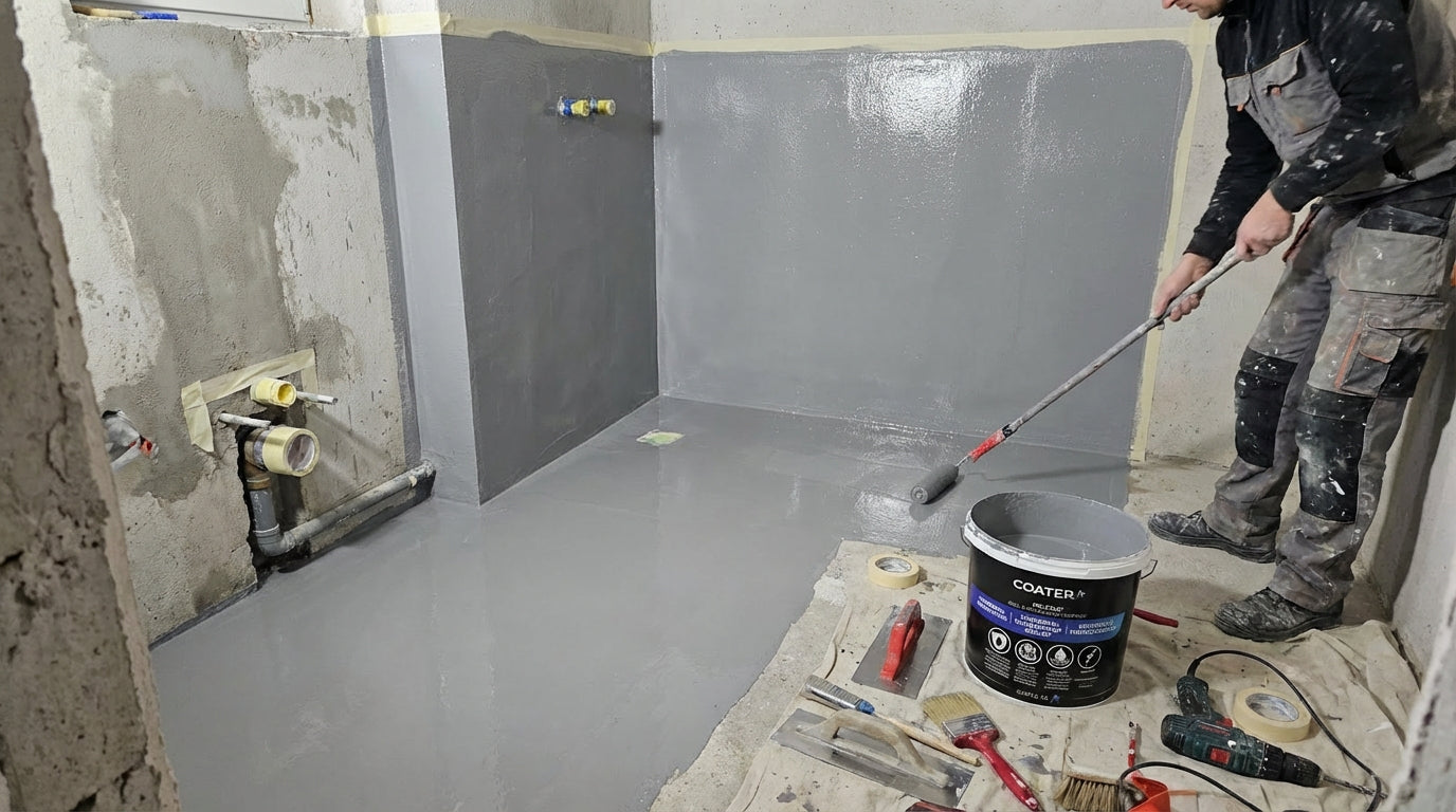 IN-COAT interior waterproofing